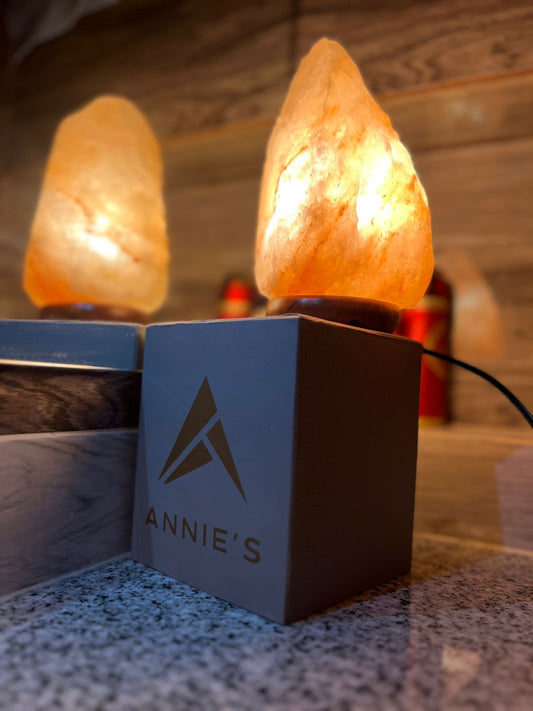 Himalayan Glow Salt Lamp 6-8lb weight and 7-8 inches height