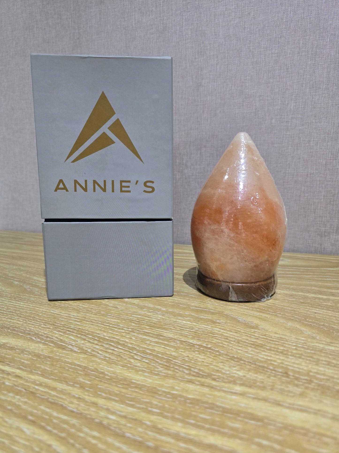 Hand Carved Raindrop Shape Himalayan Crystal Salt Lamp