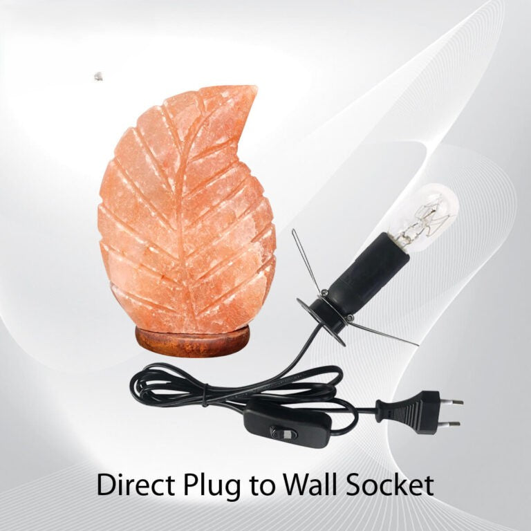 Leaf Shape Himalayan Salt Lamp